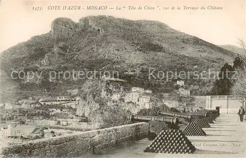 AK / Ansichtskarte  Monaco La Tete de Chien vu de la Terrasse du Chateau Monaco