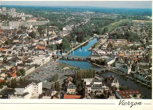 AK / Ansichtskarte Vierzon_18 Vue aerienne 