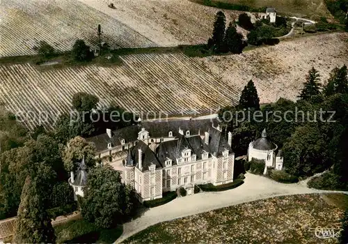 AK / Ansichtskarte La_Chartre sur le Loir_72_Sarthe La Gidonniere et le coteau des lasnieres Vue aerienne 