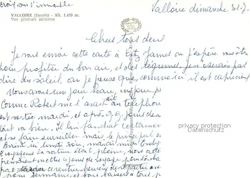 AK / Ansichtskarte Valloire_73_Savoie Vue generale aerienne 