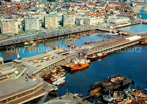 AK / Ansichtskarte Boulogne_62 sur Mer Vue aerienne du Port  