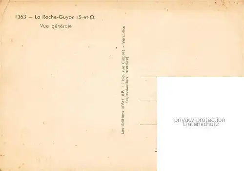 AK / Ansichtskarte La_Roche Guyon_95_Val d_Oise Vue generale 