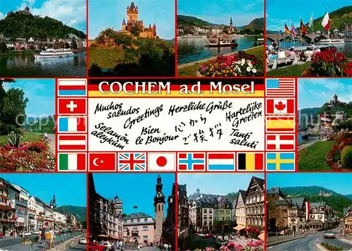 AK / Ansichtskarte  Cochem_Kochem_Mosel Moselpartien Orts und Teilansichten 