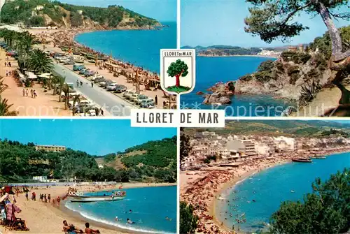 AK / Ansichtskarte 73814278 Lloret_de_Mar Strandpartien Teilansichten Lloret_de_Mar