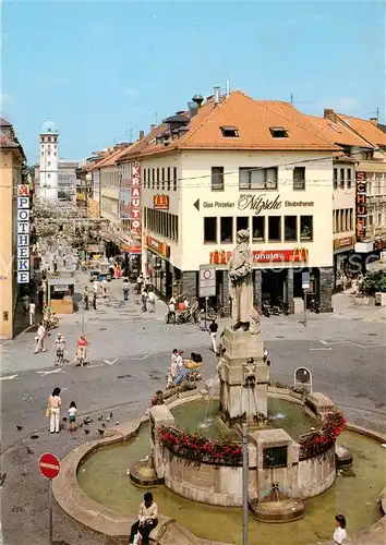 AK / Ansichtskarte  Darmstadt Ludwigsplatz mit Bismarck Denkmal Darmstadt