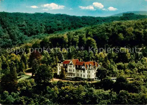 AK / Ansichtskarte  Hedemuenden_Hannoversch-Muenden Erholungsheim Haus der Heimat Fliegeraufnahme 