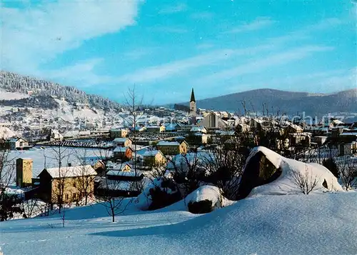 AK / Ansichtskarte  Hauzenberg_Niederbayern Panorama Hauzenberg Niederbayern