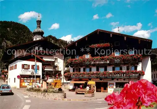 AK / Ansichtskarte  Reit_Winkl Dorfplatz mit Rathaus Reit_Winkl