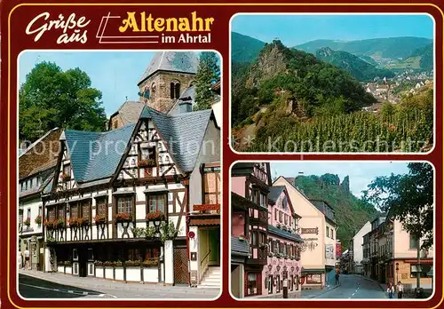 AK / Ansichtskarte  Altenahr Fachwerkhaus Panorama Dorfstrasse Altenahr