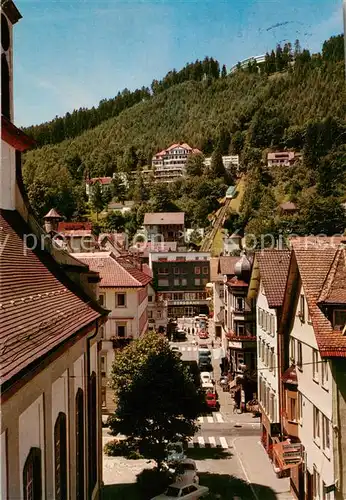 AK / Ansichtskarte  Wildbad_Schwarzwald Blick zum Sommerberg Wildbad_Schwarzwald