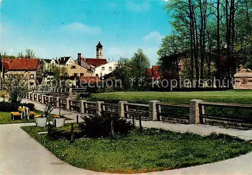 AK / Ansichtskarte  Bad_Aibling Ortspartie Bad_Aibling