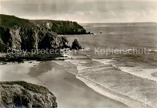 AK / Ansichtskarte Camaret sur Mer_29_Finistere A lextremite de la plage duVerillarch les aiguilles de Lann Saoz 