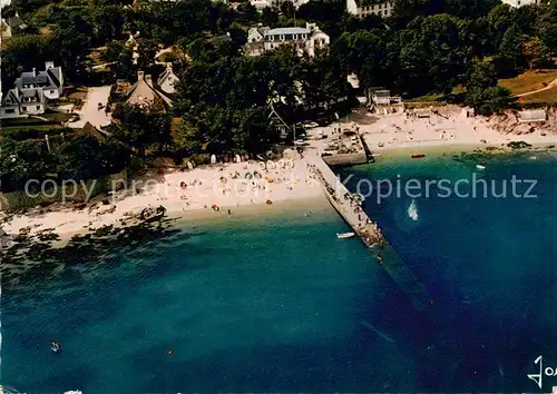 AK / Ansichtskarte Beg Meil_29_Finistere Les plages du Port Vue aerienne 