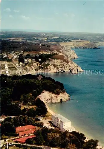 AK / Ansichtskarte Crozon_29_Finistere et ses falaises ou se trouvent des grottes tres celebres La Pointe du Ruliane Ru Kreiz le Menhir et l Aber 