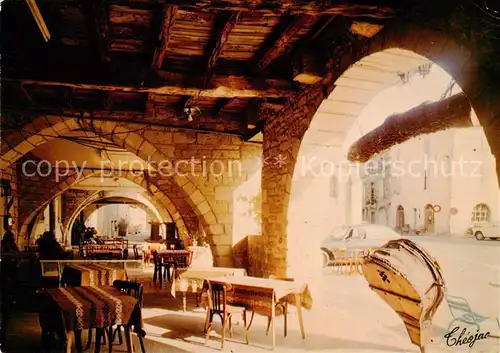 AK / Ansichtskarte Villefranche du Perigord Les Arcades Villefranche du Perigord