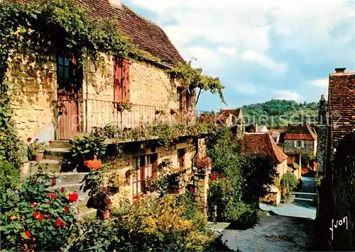 AK / Ansichtskarte Domme_24_Dordogne Maisons fleuries 