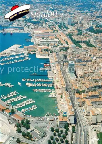 AK / Ansichtskarte Toulon_ sur Mer_83_Var Vue aerienne du port 
