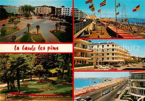 AK / Ansichtskarte La_Baule les Pins Place des Palmiers La Plage Le Parc des Dryades Boulevard de l Ocean La_Baule les Pins