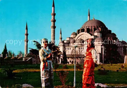 AK / Ansichtskarte 73814444 Istanbul_Constantinopel_TK Suelemaniye Moschee 