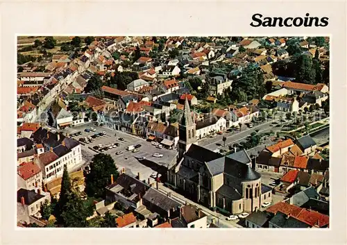 AK / Ansichtskarte Sancoins Vue generale aerienne Sancoins