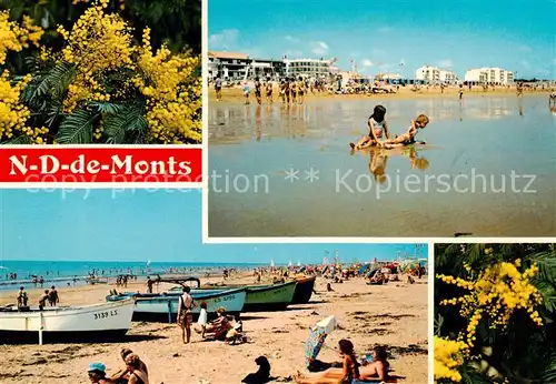 AK / Ansichtskarte Notre Dame de Monts_85_Vendee Strandpartien 