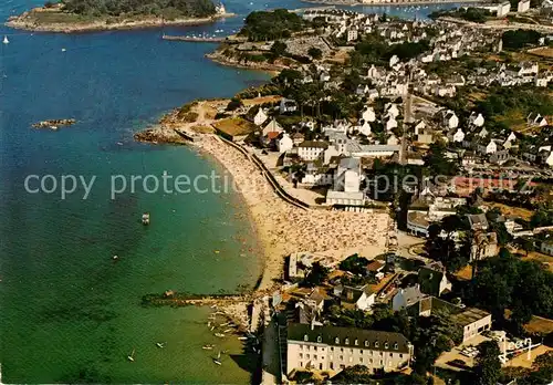 AK / Ansichtskarte Treboul_Douarnenez_29_Finistere Vue generale aerienne de la plage des Sables Blancs 