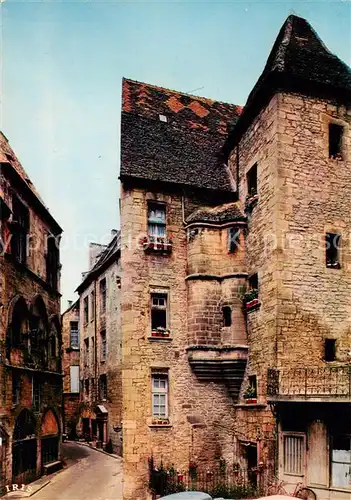 AK / Ansichtskarte Sarlat en Perigord_24_Dordogne Hotel Plamon Denomme egalement Maison des Consuls 