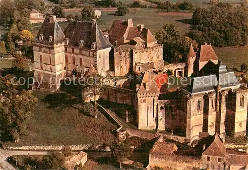 AK / Ansichtskarte Biron_Dordogne Le Chateau Une des quatre Baronnies du Perigord Biron Dordogne