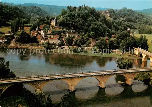 AK / Ansichtskarte Limeuil Vue aerienne confluent de la Vezere Limeuil