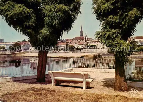 AK / Ansichtskarte Bergerac Vue generale de la ville sur les bords de la Dordogne Bergerac