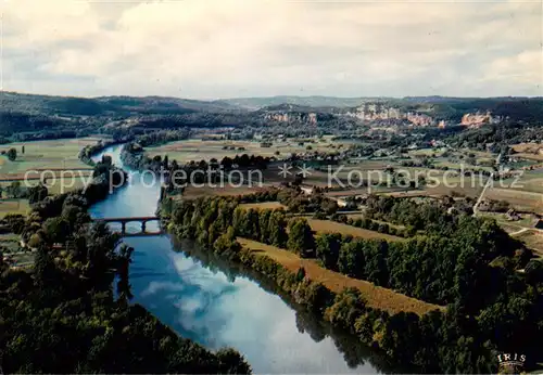 AK / Ansichtskarte Domme_24_Dordogne Ancienne Bastide du Perigord Panorama sur la vallee de la Dordogne 
