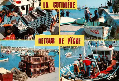 AK / Ansichtskarte Ile_d_Oleron_17_Charente Maritime La Cotiniere Retour de peche 