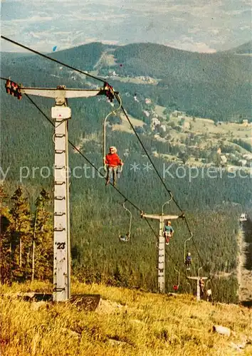 AK / Ansichtskarte  Sessellift_Chairlift_Telesiege Karkonosze 