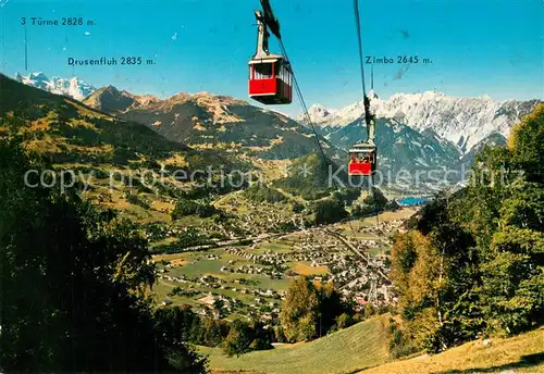 AK / Ansichtskarte 73814617 Seilbahn_Cable-Car_Telepherique oesterreich Vorarlberg Zimba  