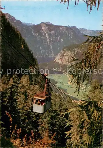 AK / Ansichtskarte  Seilbahn_Cable-Car_Telepherique Dachsteinseilbahn Obertraun Hallstaetter See 