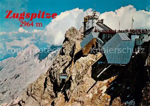 AK / Ansichtskarte  Seilbahn_Cable-Car_Telepherique Zugspitze  