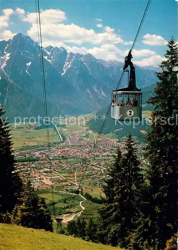 AK / Ansichtskarte 73814640 Seilbahn_Cable-Car_Telepherique Lienz Ost Tirol Dolomitenstadt 