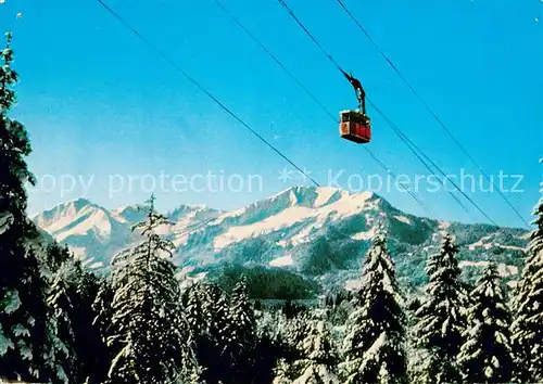 AK / Ansichtskarte  Seilbahn_Cable-Car_Telepherique Obersdorf Nebelhornbahn 