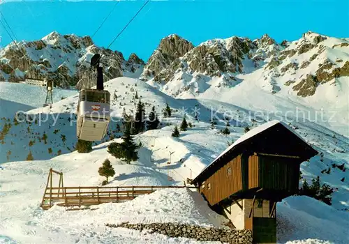 AK / Ansichtskarte  Seilbahn_Cable-Car_Telepherique Innsbrucker Nordkettenbahn Seegrube 