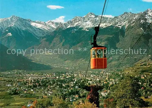 AK / Ansichtskarte  Seilbahn_Cable-Car_Telepherique Meran Hafling Merano  