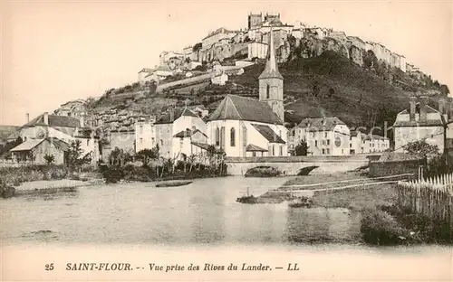 AK / Ansichtskarte Saint Flour_15_Cantal Vue prise des Rives du Lander 