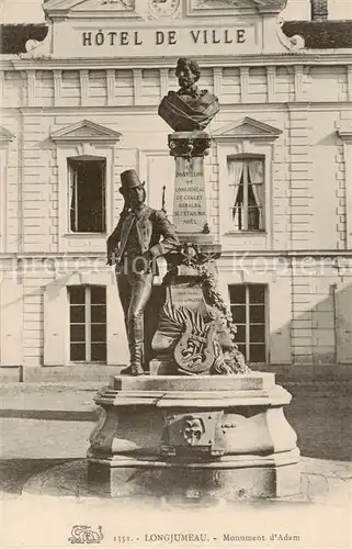 AK / Ansichtskarte Longjumeau_91_Essonne Monument d Adam Hotel de Ville 