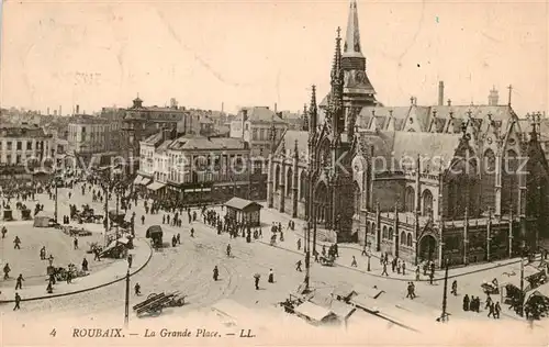 AK / Ansichtskarte Roubaix_59 La Grande Place 