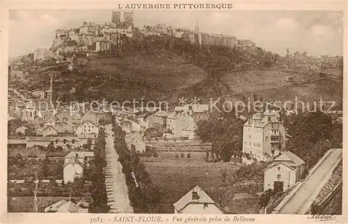 AK / Ansichtskarte Saint Flour_Puy de Dome Vue generale prise de Bellevue Saint Flour Puy de Dome
