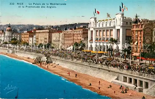 AK / Ansichtskarte Nice__06_Nizza Palais de la Mediterrannee et Promenade des Anglais 