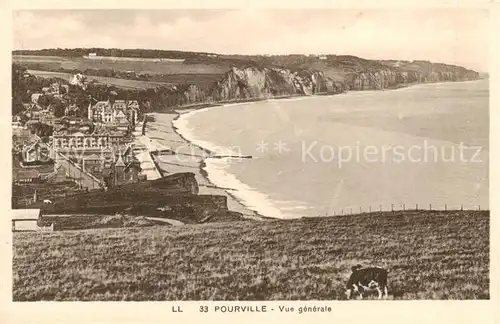 AK / Ansichtskarte Pourville_ sur Mer_76_Seine Maritime Vue generale 