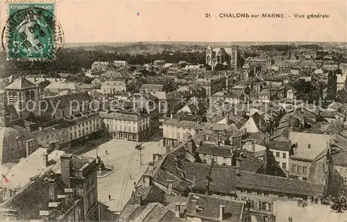 AK / Ansichtskarte Chalons sur Marne_51 Vue generale 