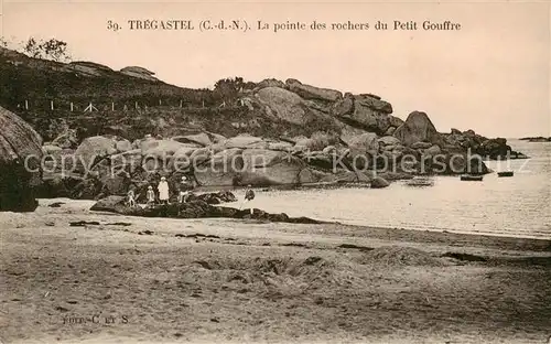 AK / Ansichtskarte Tregastel_22_Cotes d_Armor Pointe des rochers du Petit Gouffre 