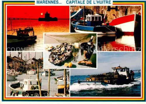 AK / Ansichtskarte Marennes_17_Charente Maritime Capitale de l huitre 