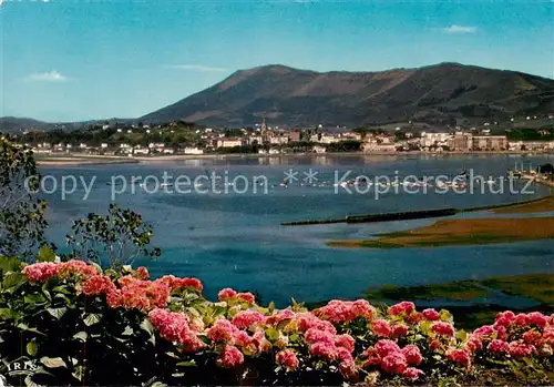 AK / Ansichtskarte Hendaye_64 Frontiere Franco Espagnole La Baie de Chingudy et Fontarabie en Espagne 